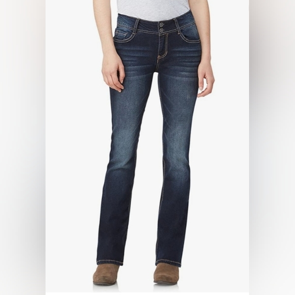 NWT☆Awesome Juniors ☆WALLFLOWERS☆The Luscious Curvy☆Bootcut Jeans - Picture 12 of 14